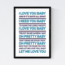 Load image into Gallery viewer, I Love You Baby (Frank Sinatra)