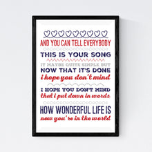 Load image into Gallery viewer, Your Song (Elton John)