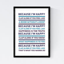 Load image into Gallery viewer, Happy (Pharrell Williams)