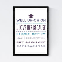 Load image into Gallery viewer, She Moves In Her Own Way (The Kooks)