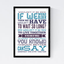 Load image into Gallery viewer, Wouldn't It Be Nice (The Beach Boys)