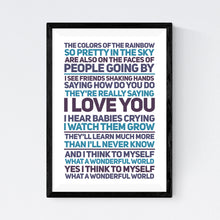 Load image into Gallery viewer, Wonderful World (Louis Armstrong)