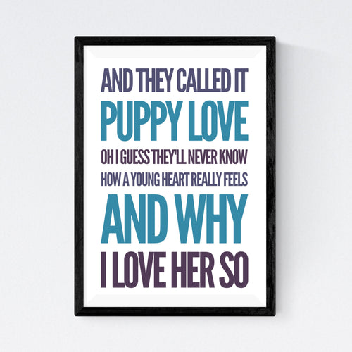 Puppy Love (Donny Osmond)