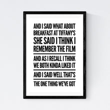 Load image into Gallery viewer, Breakfast At Tiffany's (Deep Blue Something)