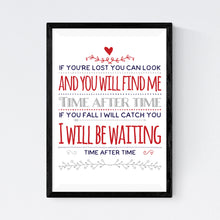 Load image into Gallery viewer, Time After Time (Cyndi Lauper)