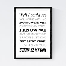 Load image into Gallery viewer, Are You Gonna Be My Girl (Jet)