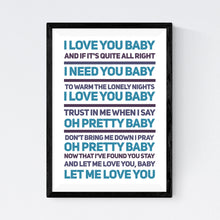 Load image into Gallery viewer, I Love You Baby (Frank Sinatra)