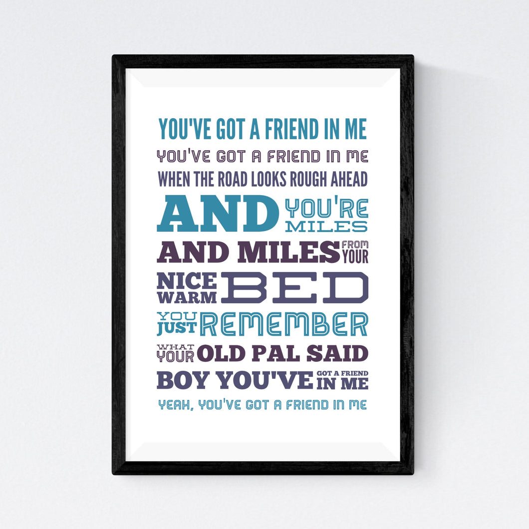 You've Got A Friend In Me (Randy Newman)
